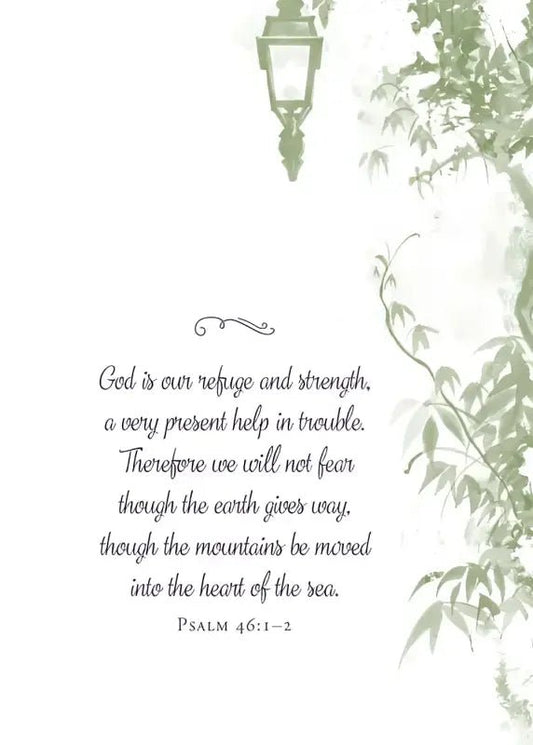 Peace in the Storms of Life Devotional - Devotionals inspirational scripture card