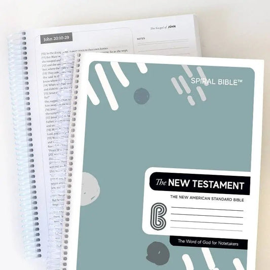NASB New Testament - Flake Spiral Bible - Spiral Bibles