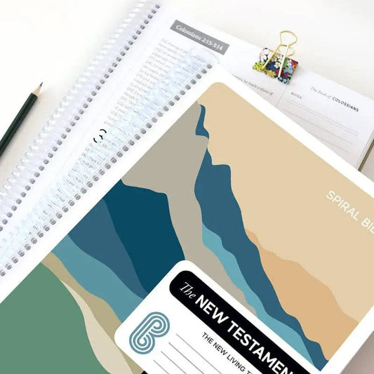 NLT New Testament - Mountains Spiral Bible - Spiral Bibles