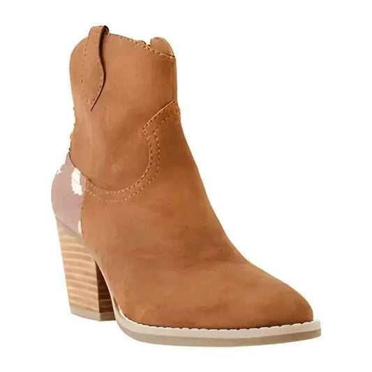 Sugar Womens Tarah Cowboy Stacked Heel Boots