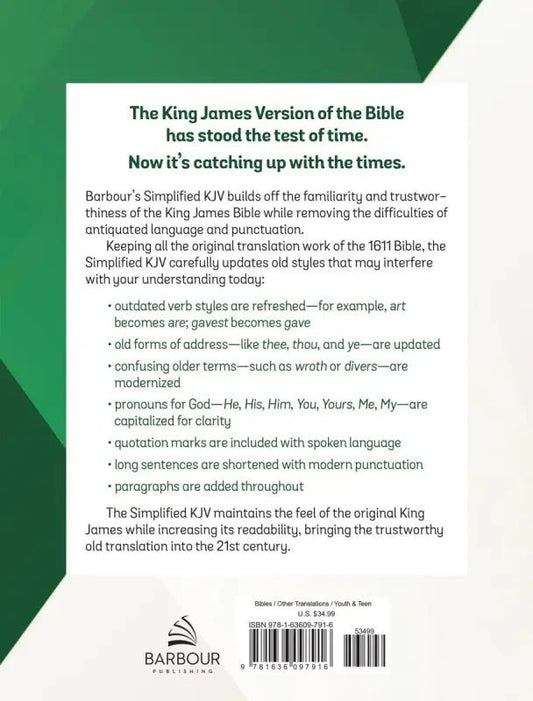 The Barbour SKJV Bible (teen boys) - Bibles