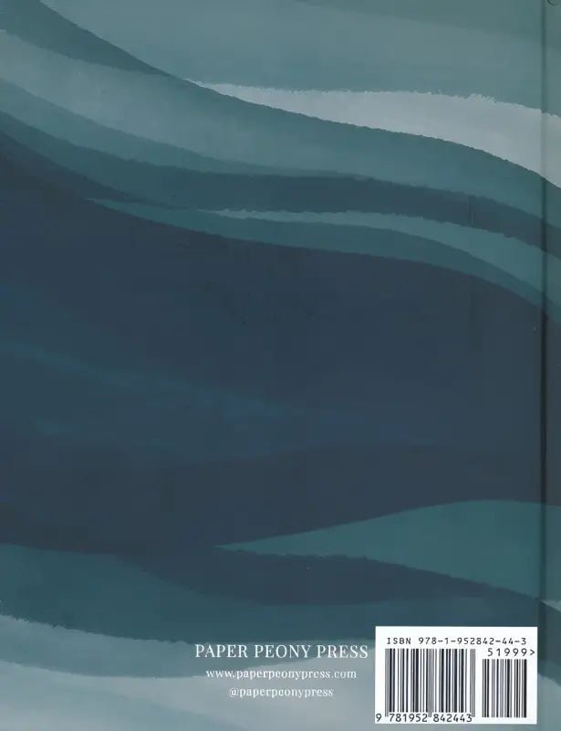 The Bible In A Year - Bibles abstract teal wave pattern