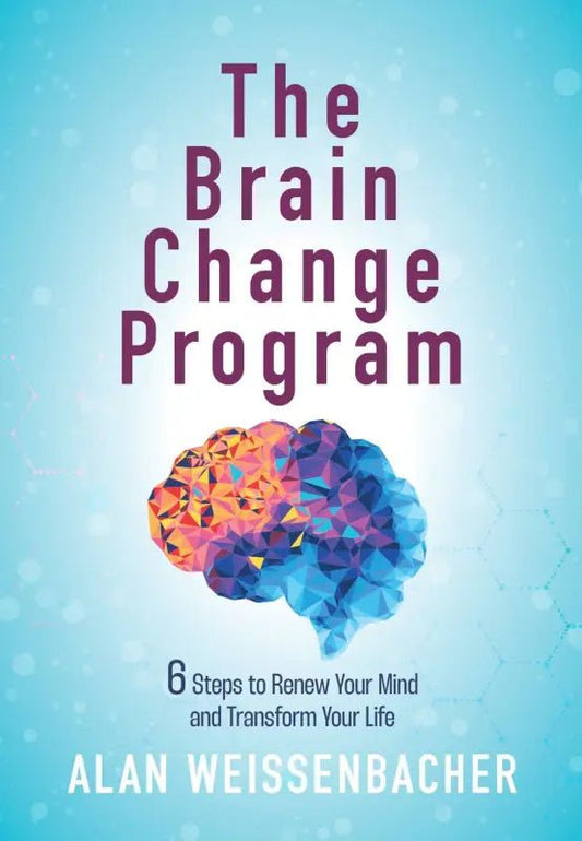 The Brain Change Program - Mental Health Books book cover brain illustration