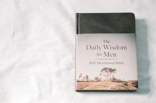 The Daily Wisdom for Men KJV Devotional Bible - Bibles daily wisdom men devotional bible