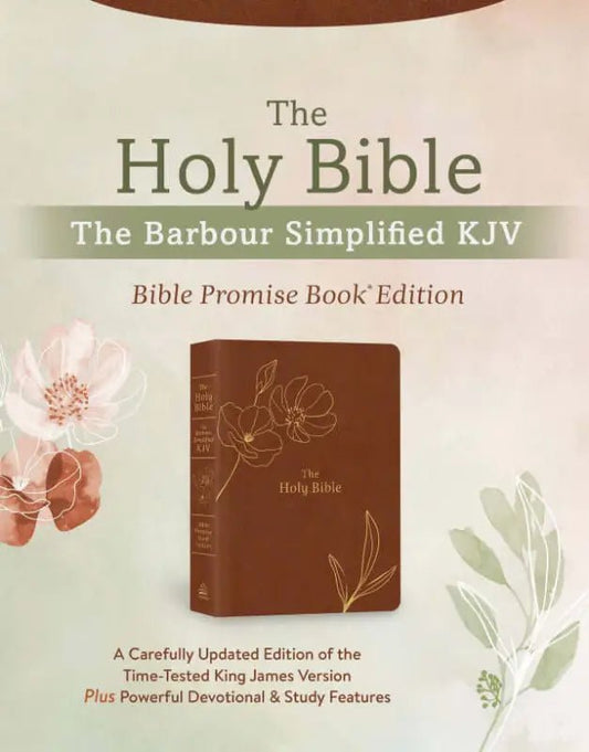 The Chestnut Floral SKJV Holy Bible - Bibles brown leather-bound bible