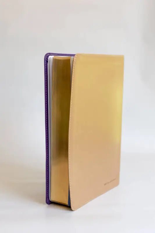 The KJV Study Bible - Large Print - Bibles purple-bound gold-paged book