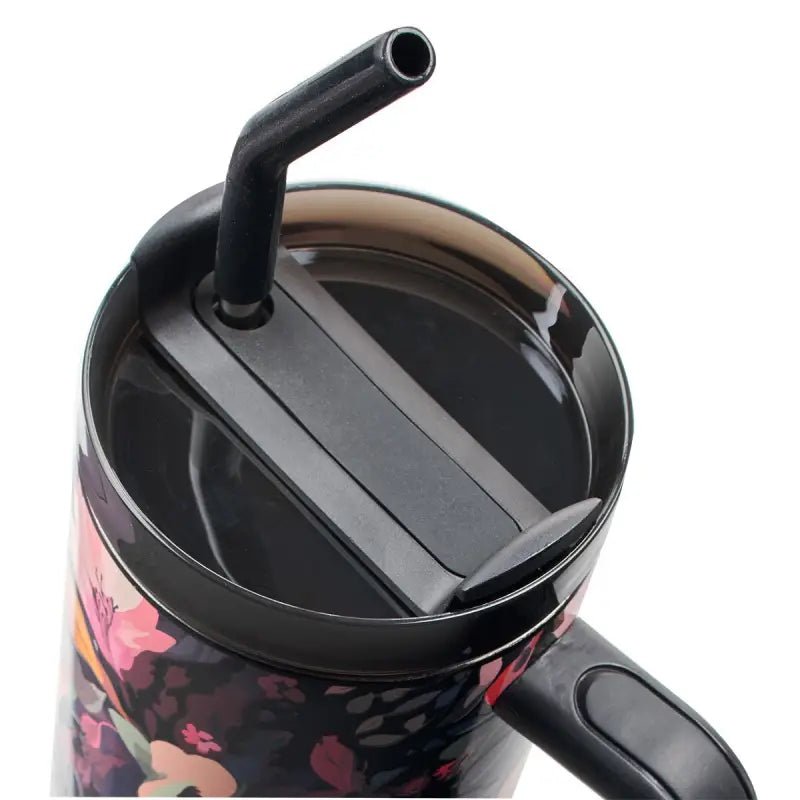 The Plans 40 Oz Tumbler with Reusable Straw - Stainless Steel Mugs