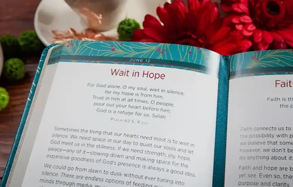 The Power of Hope 365 Daily Devotional - Devotionals open devotional book