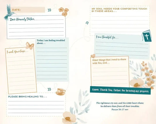 The Prayer Map for Hope and Healing-Archive - Journals prayer journal pages