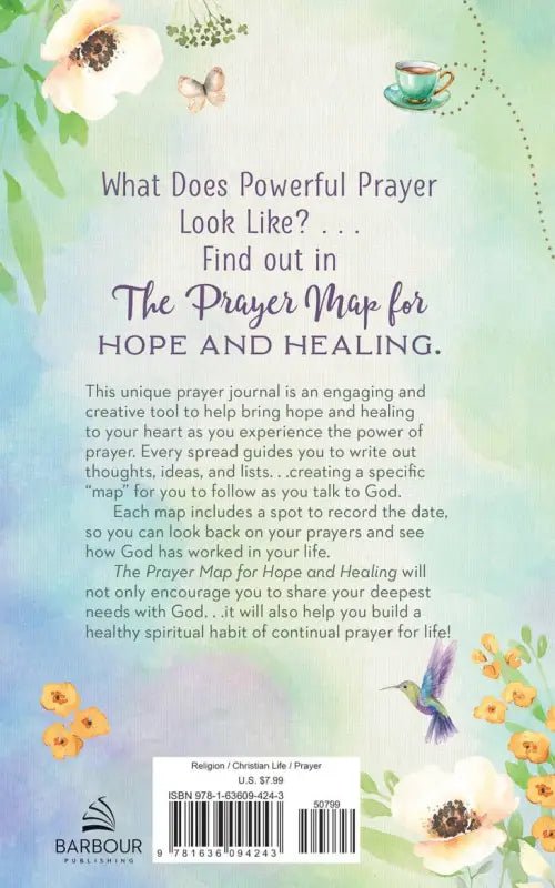 The Prayer Map for Hope and Healing-Archive - Journals prayer journal cover