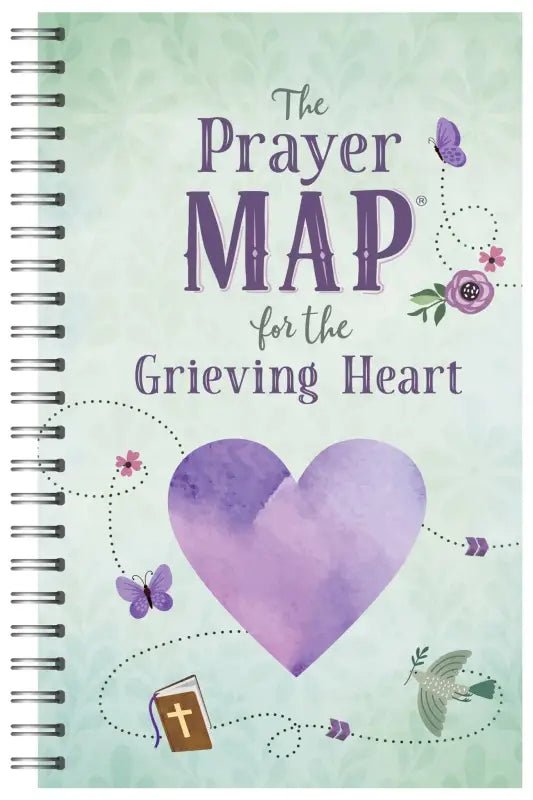 The Prayer Map for the Grieving Heart - Journals spiral-bound prayer journal