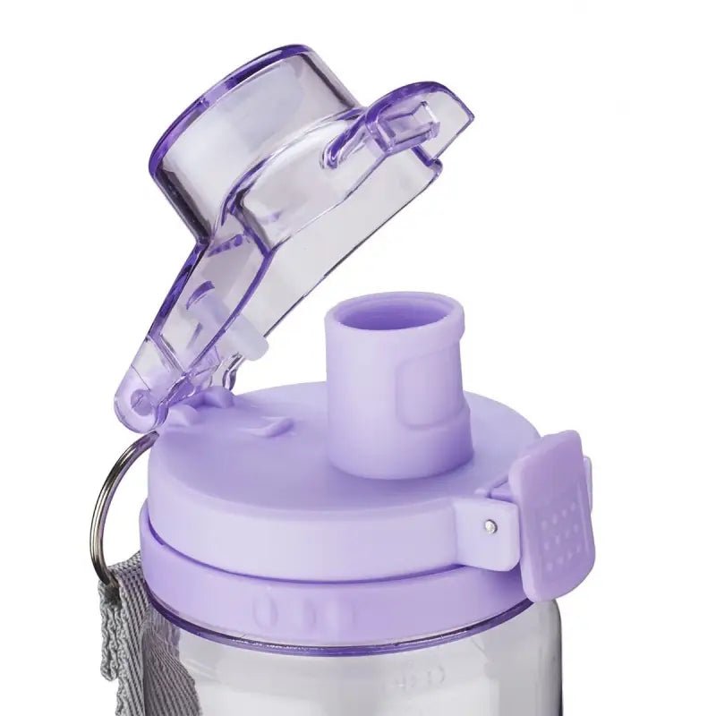 Trust in the Lord Purple BPA-free Plastic Water Bottle - Proverbs 3:5-6 - Water Bottles