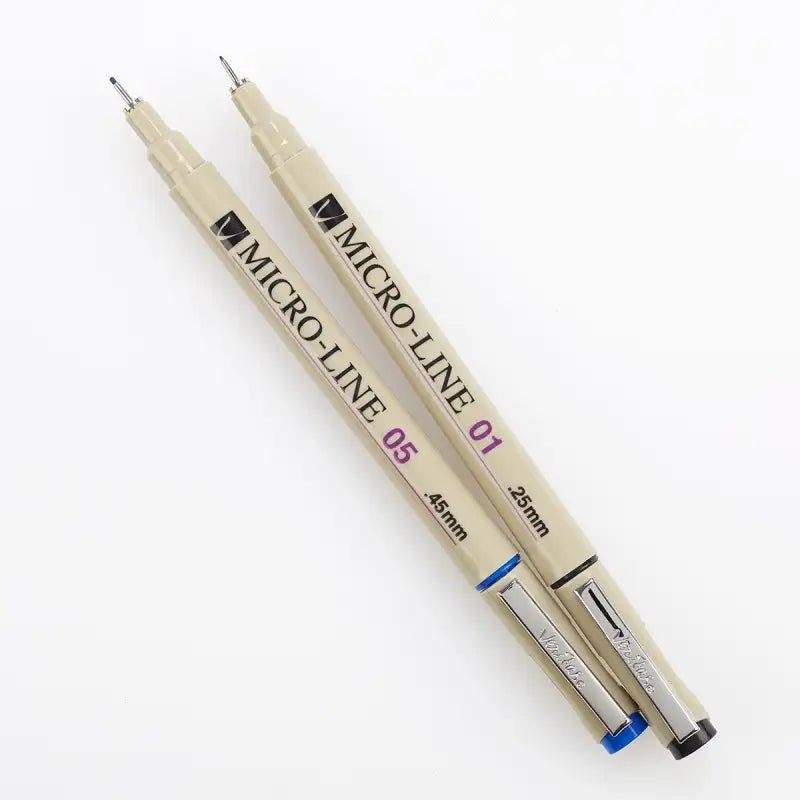 Veritas Micro-Line Color Pens - Set of 4 - Color Pens two beige micro-line pens