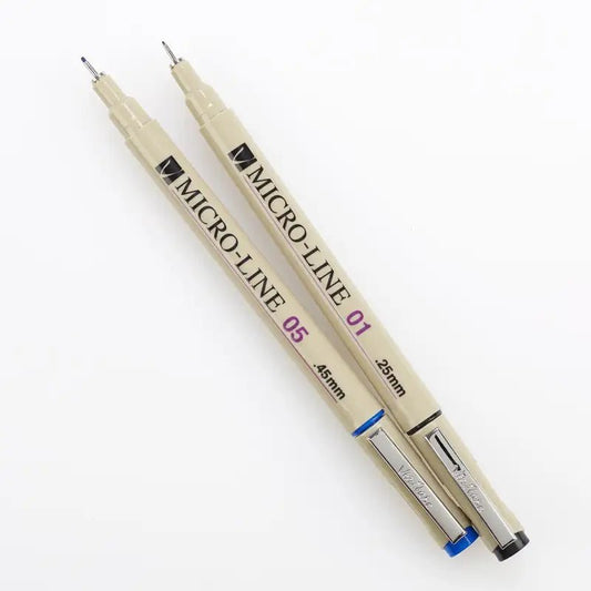 Veritas Micro-Line Color Pens - Set of 4 - Color Pens two beige micro-line pens