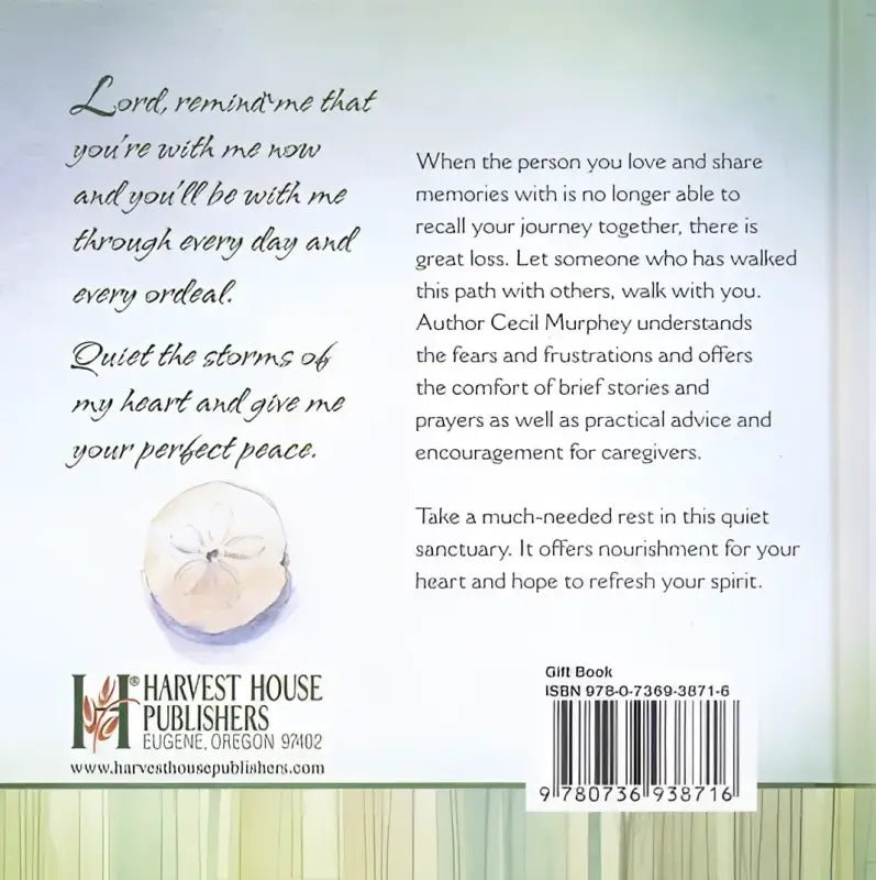When Someone You Love No Longer Remembers - Mental Health Books book cover inspirational text