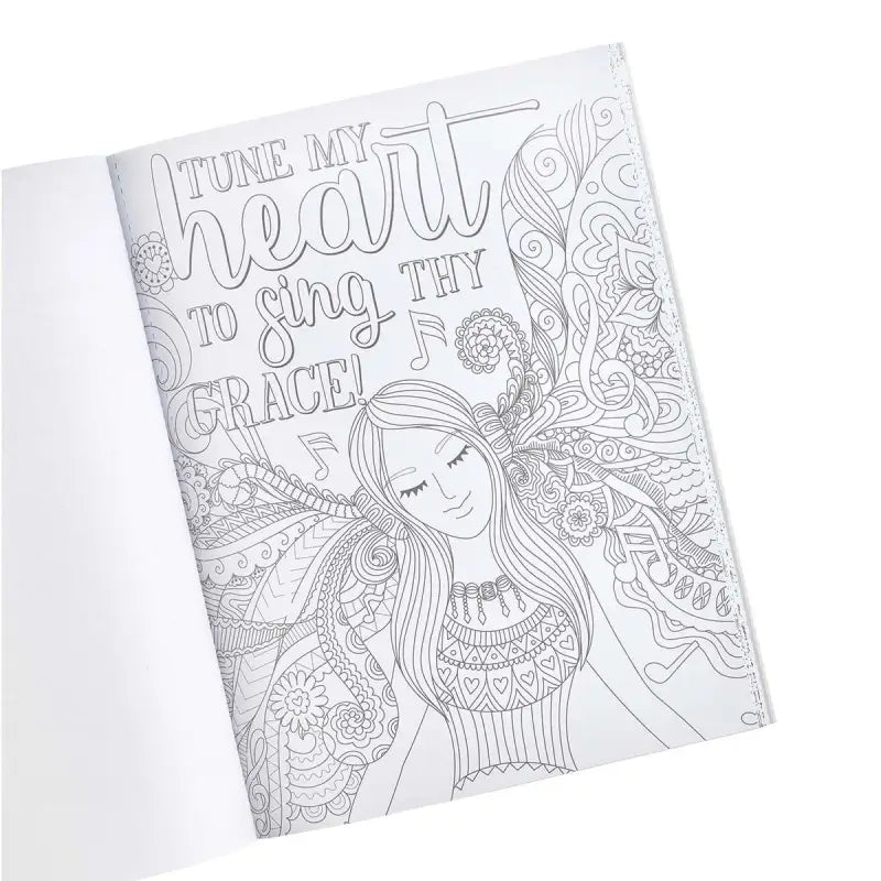 Where Love Blooms Coloring Book for Adults - Coloring Books book page