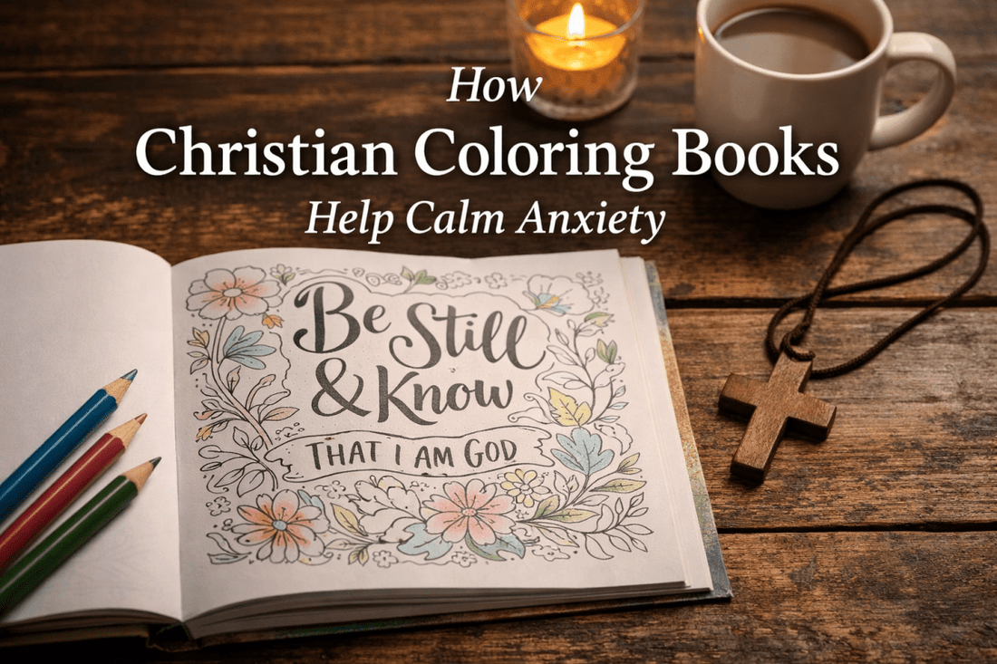 How Christian Coloring Books Help Calm Anxiety - Fruit Bearers