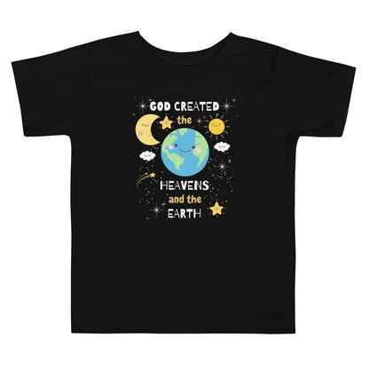 2FruitBearers God Created the Heavens and the Earth Kids T-Shirt | Kids Unisex T-Shirts | 4