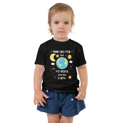 2FruitBearers God Created the Heavens and the Earth Kids T-Shirt | Kids Unisex T-Shirts | 2