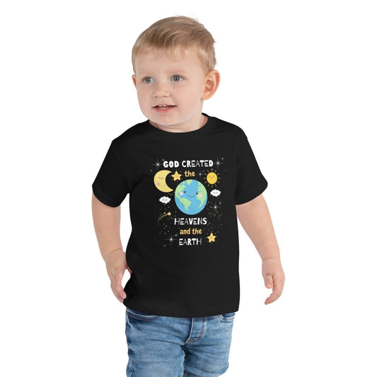 2FruitBearers God Created the Heavens and the Earth Kids T-Shirt | Kids Unisex T-Shirts | 1