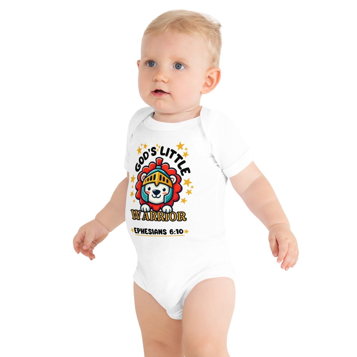 2FruitBearers God's Little Warrior Baby's Onesie | | 2