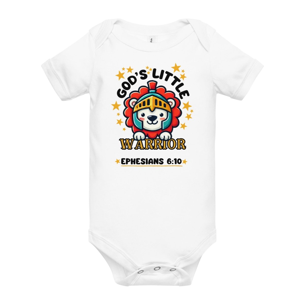 2FruitBearers God's Little Warrior Baby's Onesie | | 5