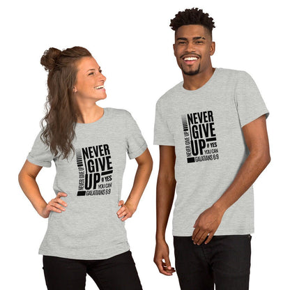 2FruitBearers Never Give Up T-Shirt | Unisex T-Shirts | 2