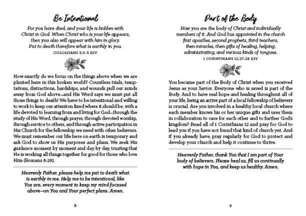 3-Minute Devotions for Hope and Healing - Devotionals