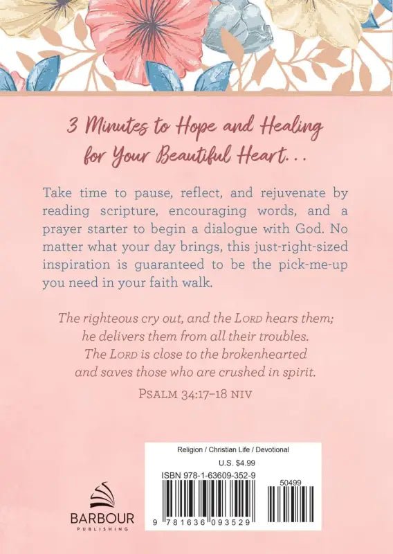 3-Minute Devotions for Hope and Healing - Devotionals
