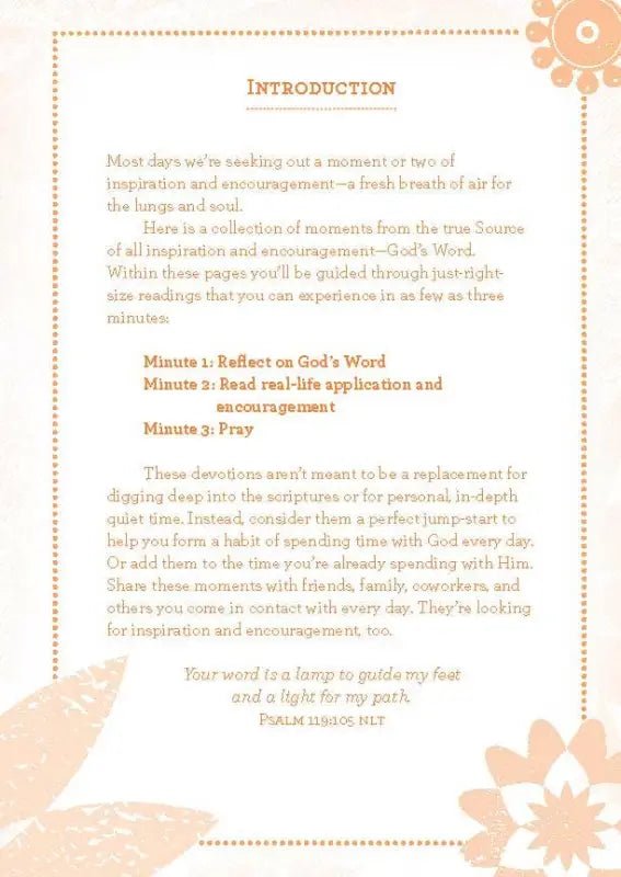 3 - Minute Devotions For Women - Devotionals