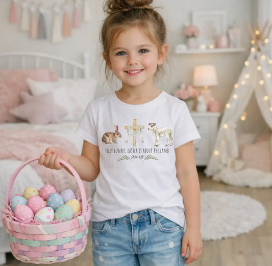 Silly Bunny Easter is About the Lamb T-Shirt