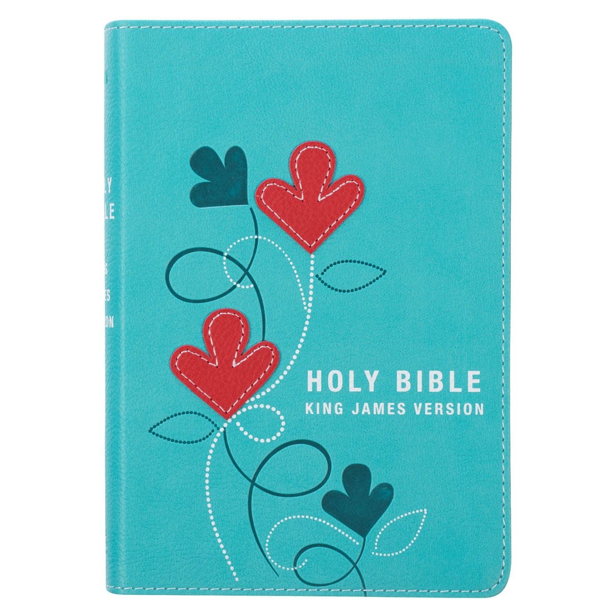 Turquoise Faux Leather Compact King James Version Bible | Bibles | 2
