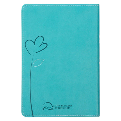 Turquoise Faux Leather Compact King James Version Bible | Bibles | 3