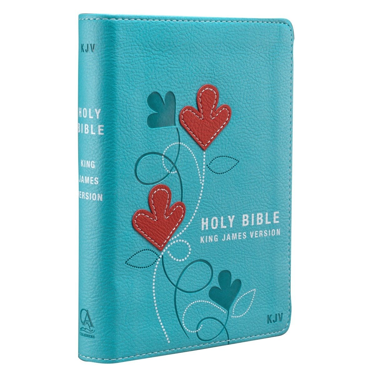 Turquoise Faux Leather Compact King James Version Bible | Bibles | 5