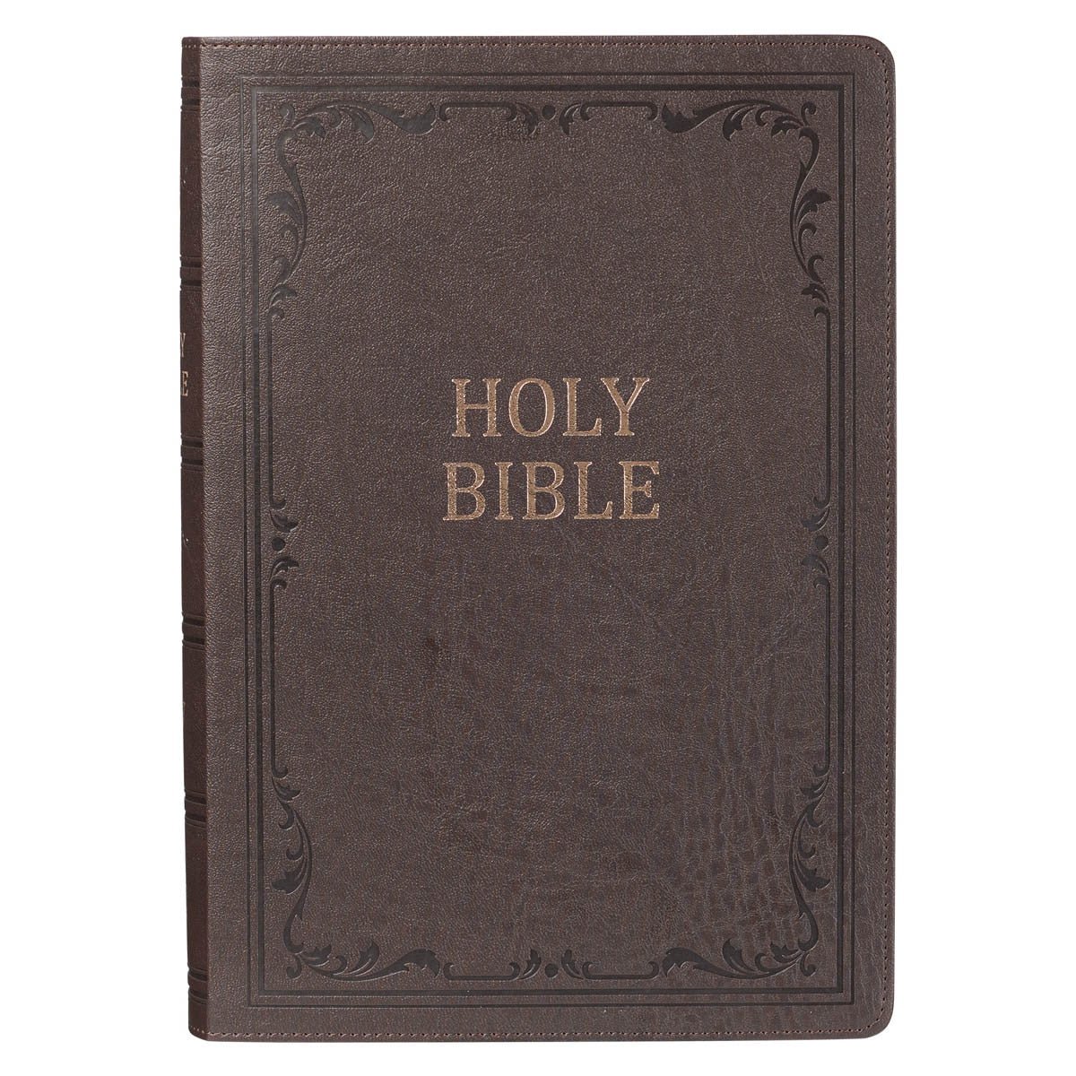 Dark Brown Faux Leather Super Giant Print King James Version Bible | Bibles | 2