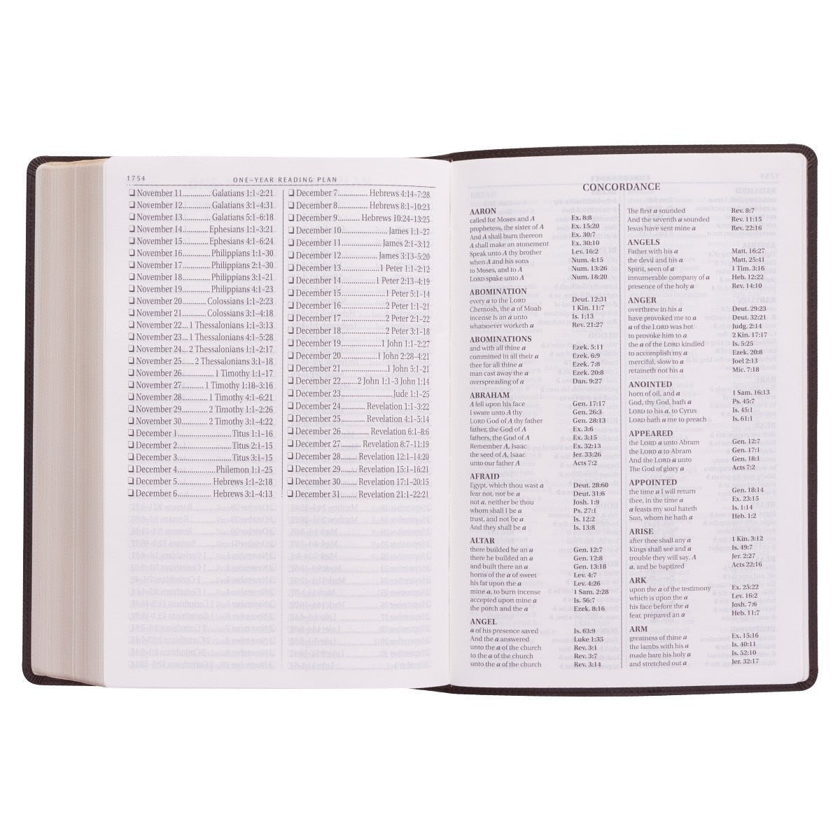 Dark Brown Faux Leather Super Giant Print King James Version Bible | Bibles | 9