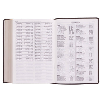 Dark Brown Faux Leather Super Giant Print King James Version Bible | Bibles | 9