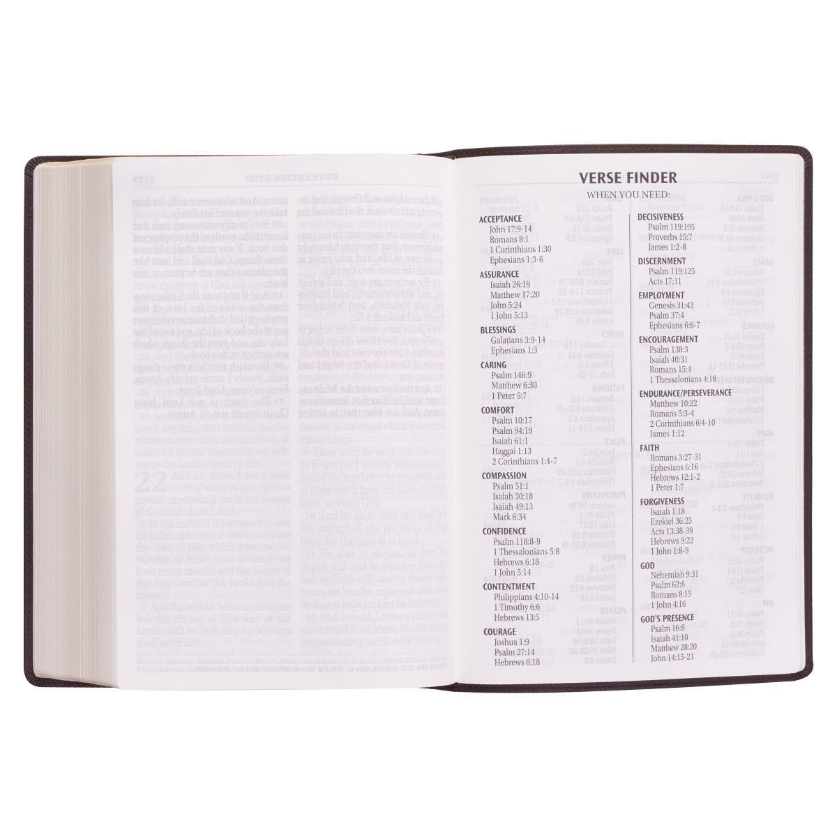 Dark Brown Faux Leather Super Giant Print King James Version Bible | Bibles | 11