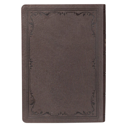Dark Brown Faux Leather Super Giant Print King James Version Bible | Bibles | 3