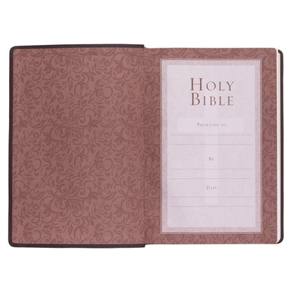 Dark Brown Faux Leather Super Giant Print King James Version Bible | Bibles | 5