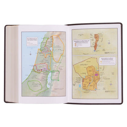 Dark Brown Faux Leather Super Giant Print King James Version Bible | Bibles | 7