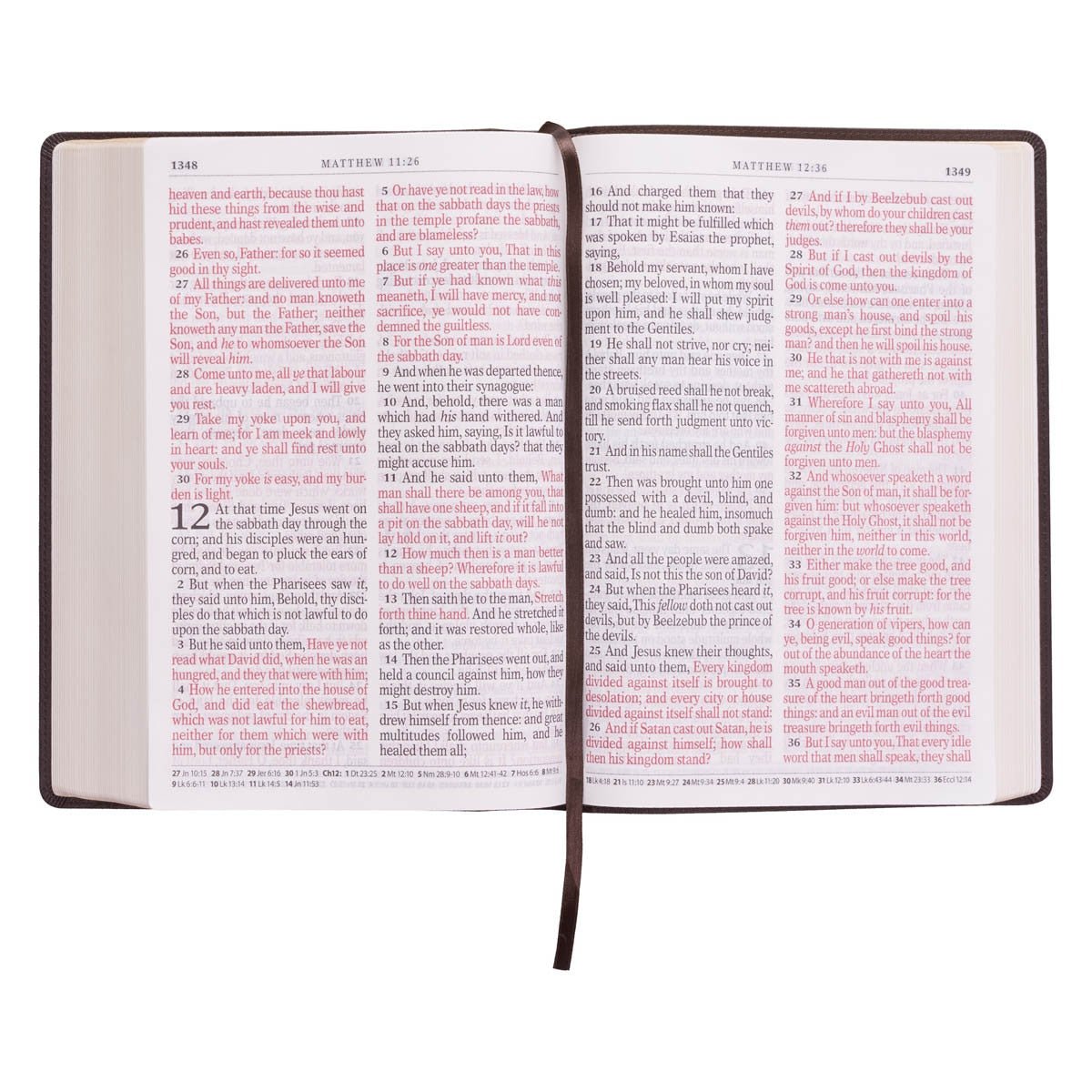 Dark Brown Faux Leather Super Giant Print King James Version Bible | Bibles | 8