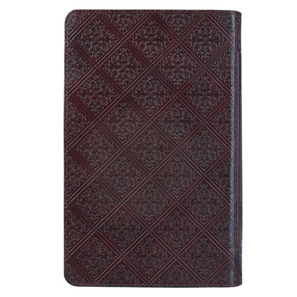 Dark Brown Faux Leather Giant Print King James Version Bible with Thumb Index | Bibles | 3