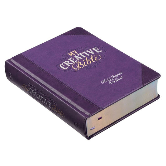 Purple Faux Leather Hardcover KJV My Creative Bible | Bibles | 1