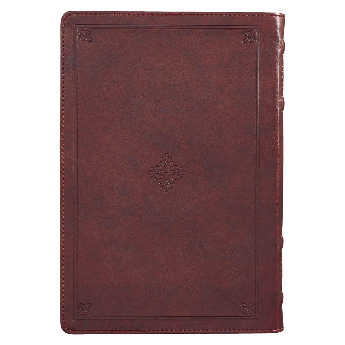 Burgundy Faux Leather Large Print Thinline King James Version Bible with Thumb Index | Bibles | 3