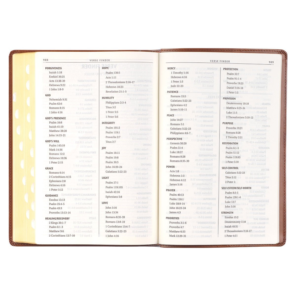 Antiqued Brown Faux Leather Large Print Thinline King James Version Bible with Thumb Index | Bibles | 9