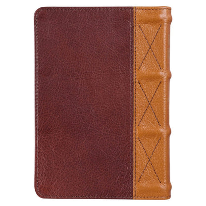 Saddle Tan and Butterscotch Large Print Compact King James Version Bible | Bibles | 4