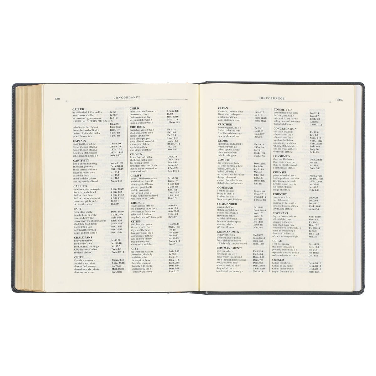 Iron Gray Faux Leather Large Print KJV Note - taking Bible – Hardcover Edition | Bibles | 9