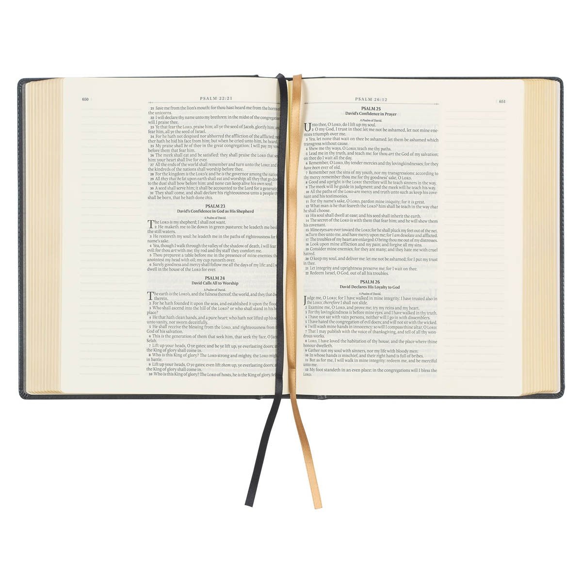 Iron Gray Faux Leather Large Print KJV Note - taking Bible – Hardcover Edition | Bibles | 8