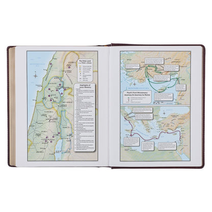 Burgundy Diamond Grid Faux Leather Hardcover Large Print King James Version Note - taking Bible | Bibles | 6